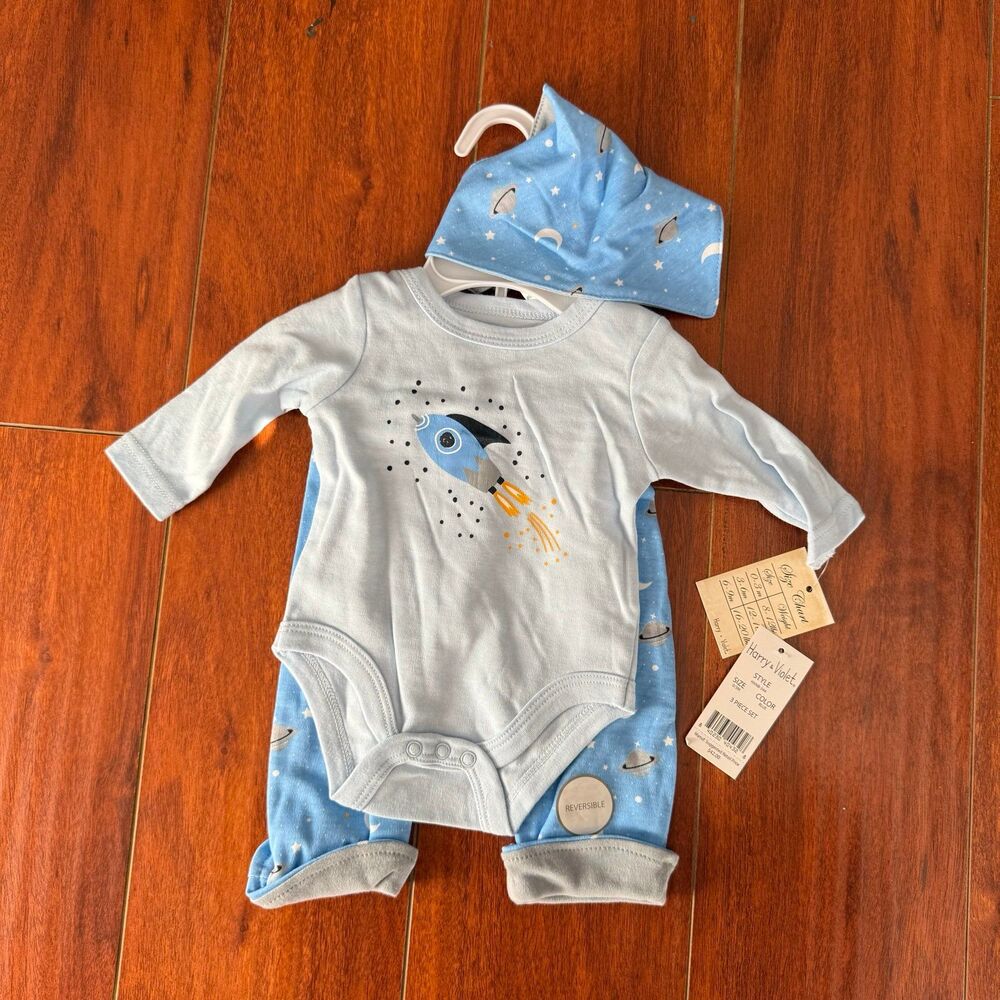 Harry & Violet 3 pc Set 0-3m